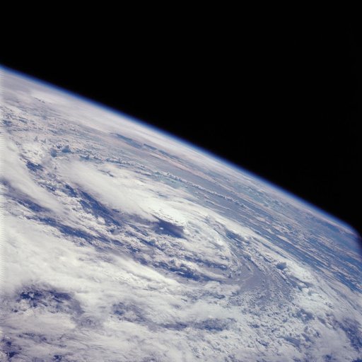 Hurricane Gladys, Gulf of Mexico as seen from the Apollo 7 spacecraft