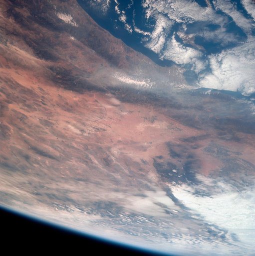 Southern California as seen from the Apollo 7 spacecraft