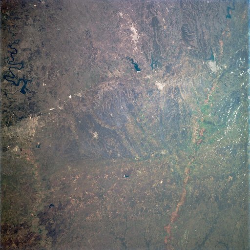View of Central Texas as seen from Apollo 9