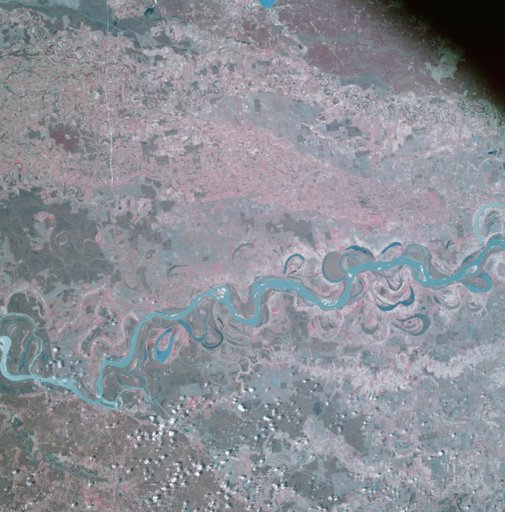 Apollo 9 Mission image - S0-65 Multispectral Photography - Mississippi
