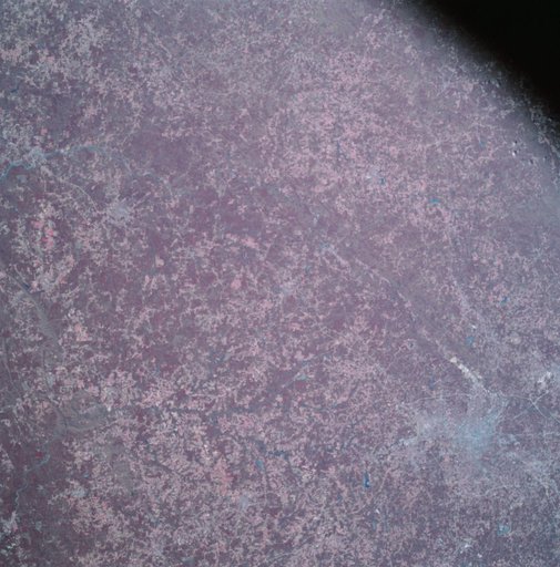 Apollo 9 Mission image - S0-65 Multispectral Photography - Georgia
