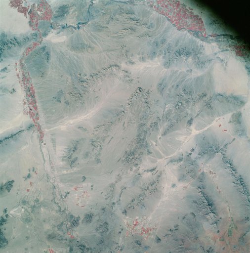 Apollo 9 Mission image - S0-65 Multispectral Photography - California