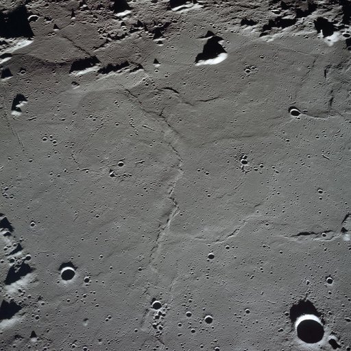 Apollo 10 view across Apollo Landing Site 3 in the Central Bay
