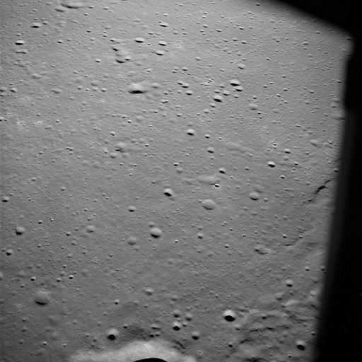 Apollo 10 oblique view of western portion of  Sea of Tranquility
