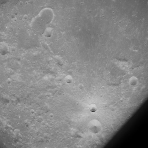 Apollo 10 southwest view of Censorinus crater