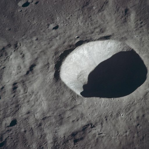 Apollo 10 Mission image - Crater Schmidt