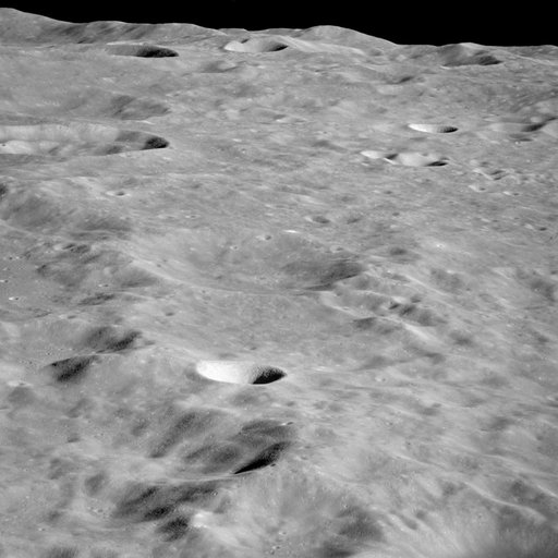 Apollo 10 photograph of the lunar farside near IAU crater No. 300