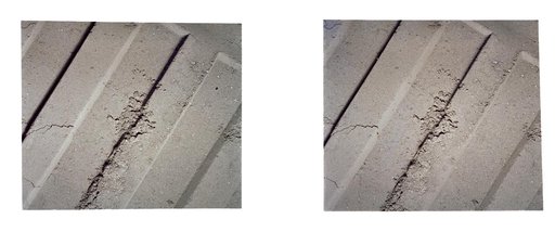 Apollo 12 stereo view of lunar surface upon which astronaut had stepped