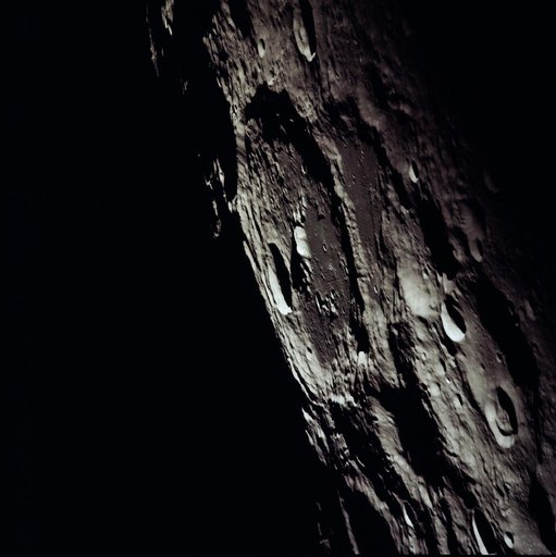 Apollo 13 Mission image - View of the Keeler crater