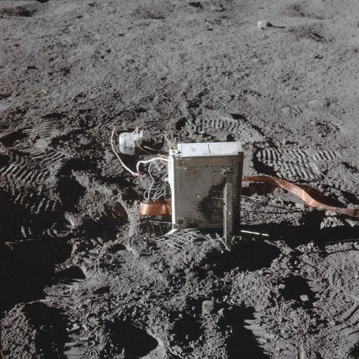 Apollo 14 Mission image - View of the CPLEE Package.