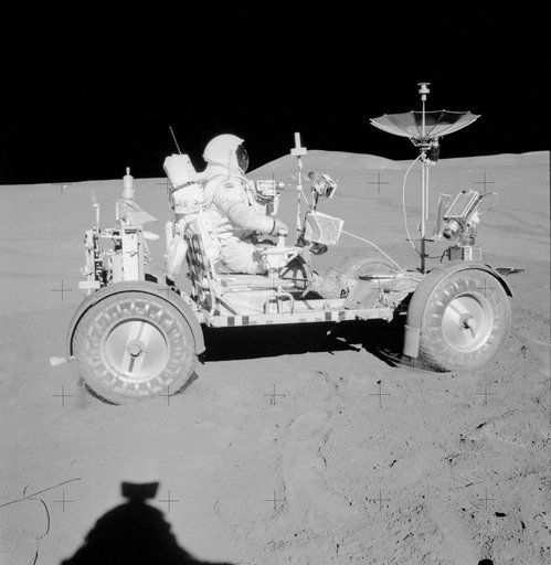 Apollo 15 Mission image - View of the Apollo Lunar Surface Experiments Package (ALSEP)