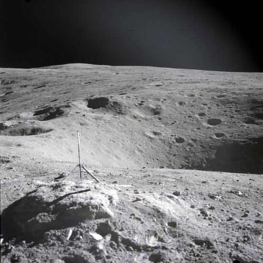 Apollo 16 Mission image - Panoramic view of Station 1