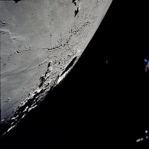 Oblique view of Copernicus crater