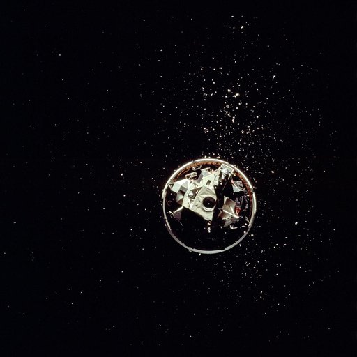 Apollo 17, SIVB as Lunar Module approaches for docking
