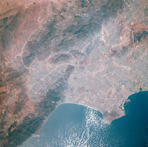 View of Los Angeles, California area