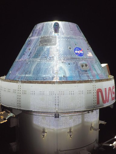 Orion Snaps a Selfie During External Inspection