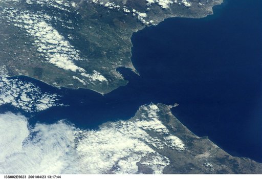 Strait of Gibraltar as seen by Expedition Two crew