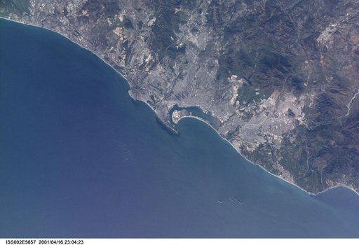 San Diego, California as seen by Expedition Two crew