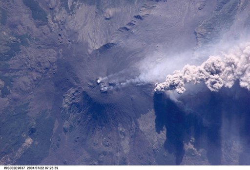 Mt. Etna taken by the Expedition Two crew