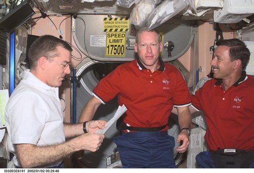 Forrester is presented with a medal by Voss and Horowitz in Node 1