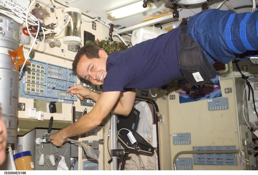 Bursch in the SM during Expedition Four