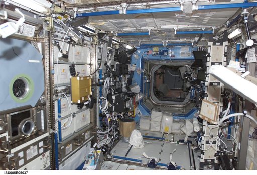 Aft view of the U.S. Laboratory / Destiny taken during Expedition Five