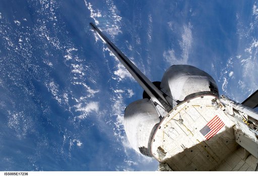 View of the STS-112 orbiter Atlantis empty payload bay