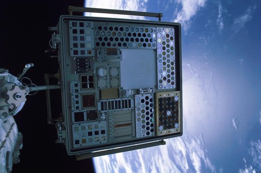 View of MISSE taken during Expedition Six