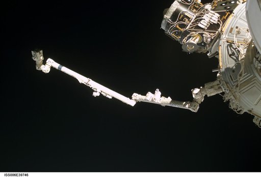 View of SSRMS during Expedition Six