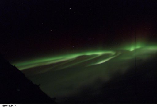 Aurora Astralis taken by the Expedition Seven crew