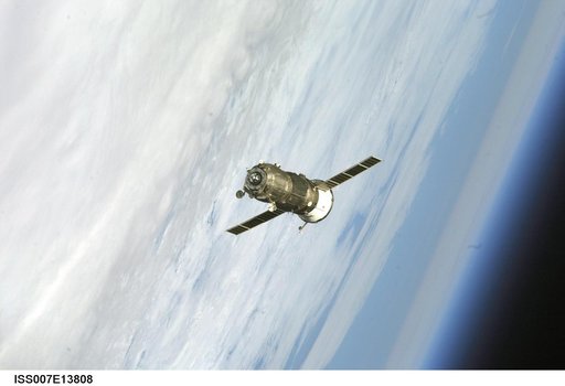 Progress 12P approaching ISS