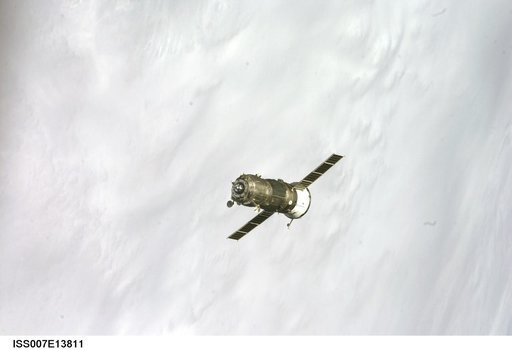 Progress 12P approaching ISS