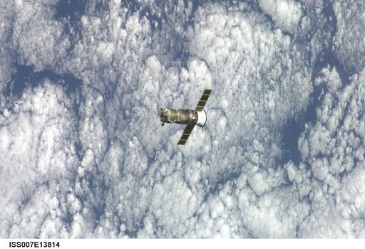 Progress 12P approaching ISS
