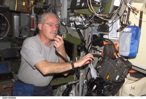 Phillips during ham radio exchange