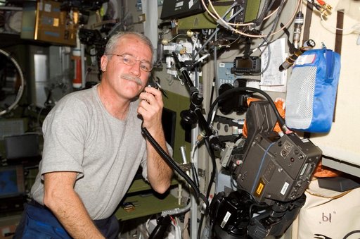 Phillips during ham radio exchange