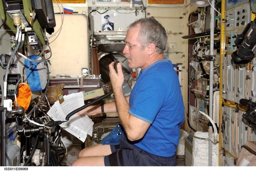 Phillips on the ISS HAM radio
