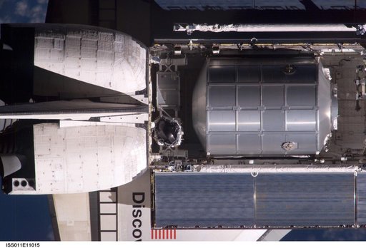 Mapping sequence performed during the STS-114 R-Bar Pitch Maneuver.