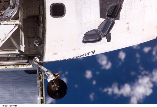 Mapping sequence performed during the STS-114 R-Bar Pitch Maneuver.