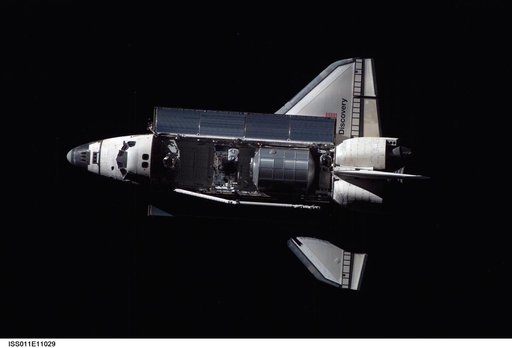 Mapping sequence performed during the STS-114 R-Bar Pitch Maneuver.
