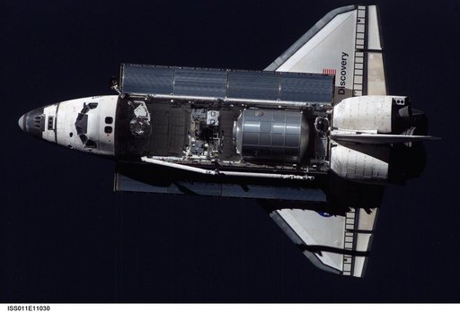 Mapping sequence performed during the STS-114 R-Bar Pitch Maneuver.