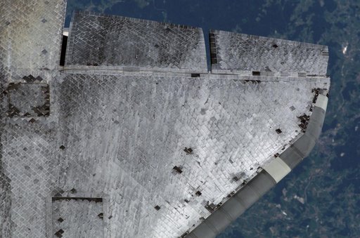 Mapping sequence performed during the STS-114 R-Bar Pitch Maneuver.
