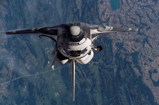 STS-114 Discovery's approach for docking