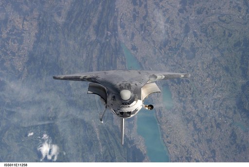 STS-114 Discovery's approach for docking