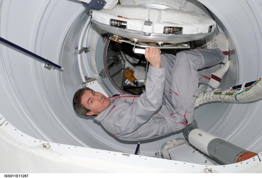 Krikalev in PMA 2