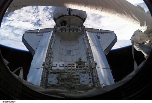 Empty STS-114 orbiter Discovery Payload bay