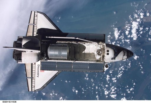 STS-114 orbiter Discovery after undocking