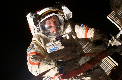 Phillips during EVA