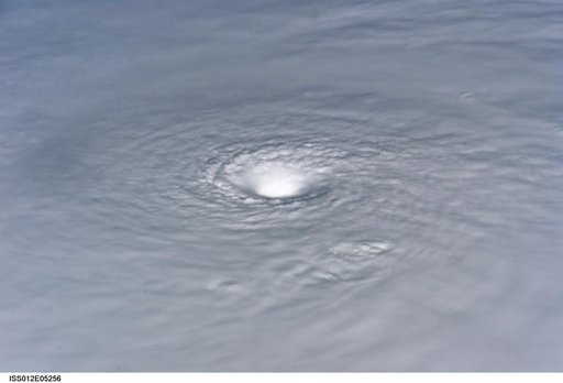 Crew Earth Observations of Hurricane Wilma taken during Expedition 12