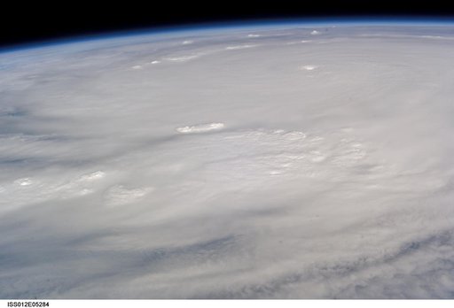 Crew Earth Observations of Hurricane Wilma taken during Expedition 12