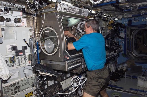 PromISS 4 hardware set up in the MSG during Expedition 12